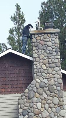 Sweeping chimneys in central Oregon since 1992. I must be doing something right