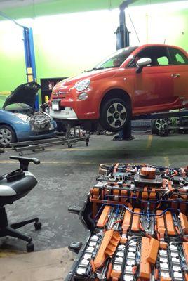 Fiat 500e battery reconditioning...