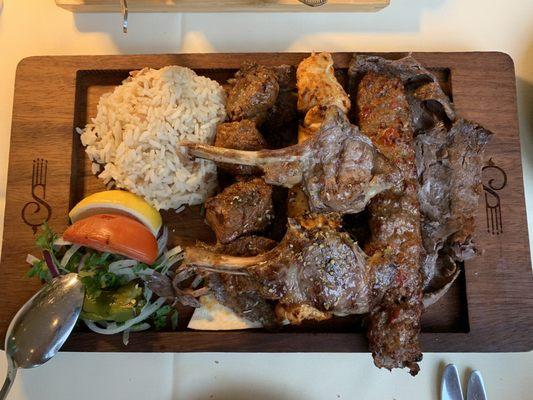 Samdan Combination with Lamb Chops