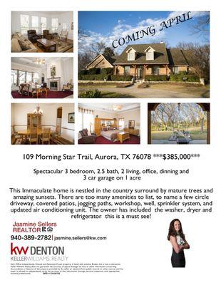 Fantastic home with so many great options, call for a private tour or join us April 6th 1pm - 4pm for the Open House.