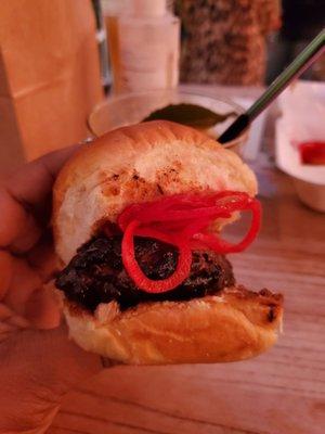 Jerk chicken slider (pop up)