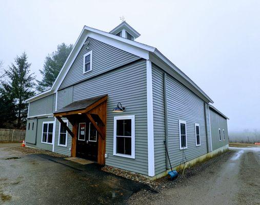 Outside the new Woodstock Orchards Bakery