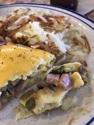 Denver Omelette with hash browns