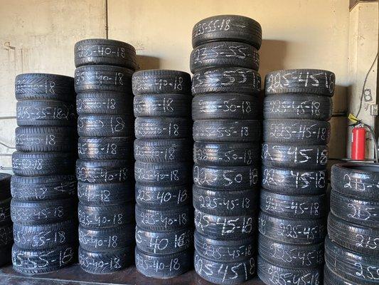 New and used tires