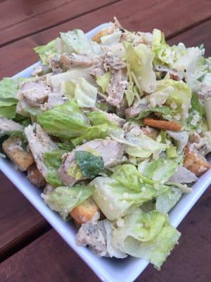 Amazing, chicken Caesar-loaded w chicken!