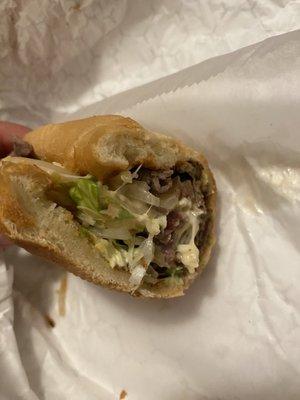 Chicken Steak and Cheese Sub