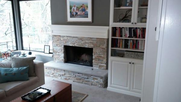 Los Gatos fireplace reface