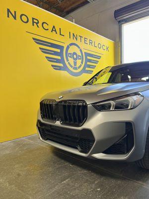 BMW X1 with a Draeger brand IID installed with a hybrid relay