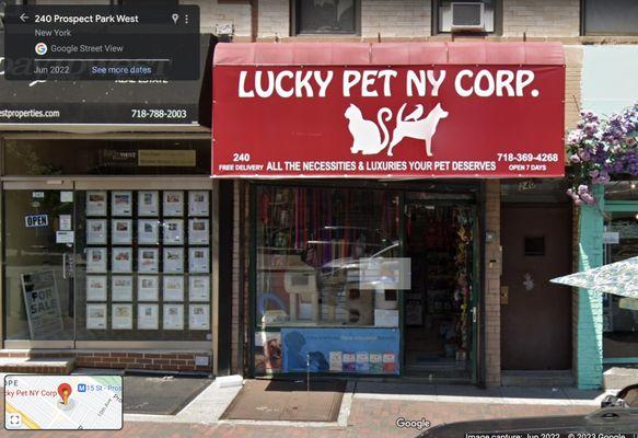 This store is not ABC Pet Supply. It's Lucky Pet NY Corp.