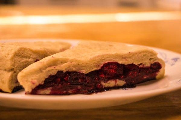 Vegan Raspberry Scones fresh baked every morning