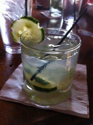 Cucumber martini