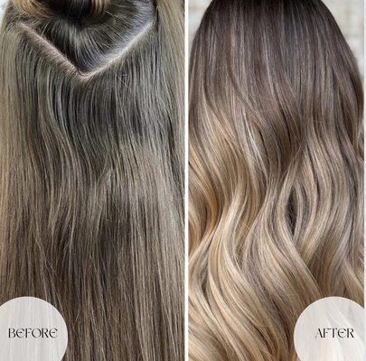 Transforming Hair With Stunning Balayage!