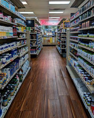 Aisle path to our Pharmacy!