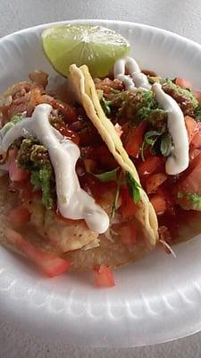 Bomb fish tacos