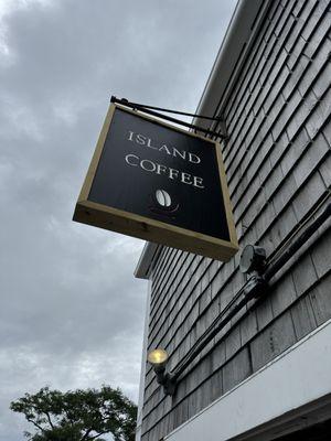 Coffee shop sign