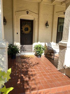 Front porch plants