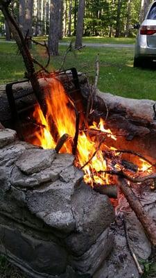 Masonry fire pit!