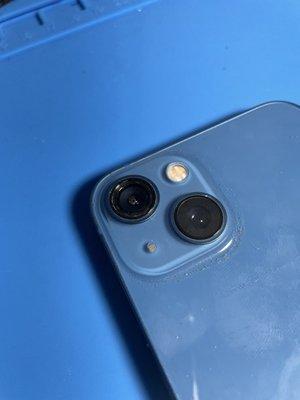 iPhone 13 single Camera Lens Replacement · Before