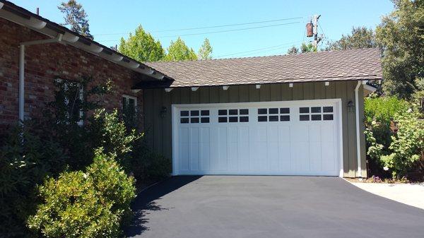 Carriage House Door steel overlay