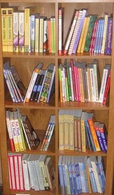 A great selection of natural foods/lifestyle books for sale