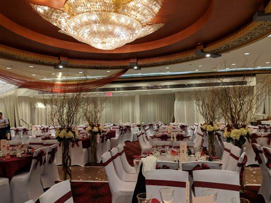 Chinese Banquet at Jing Fong (customized draping and decorations)