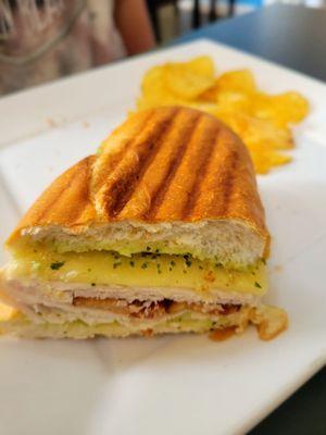 Turkey bacon panini