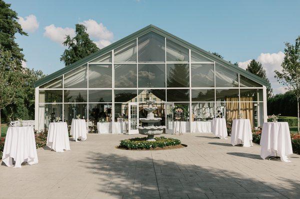 Our wedding at the Ritz Charles Garden Pavilion