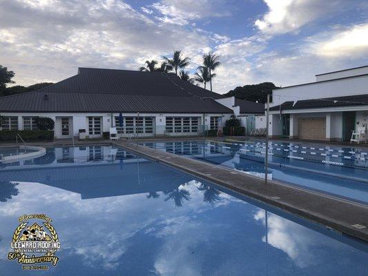 Kapolei Rec center Tile to metal roofing system conversion