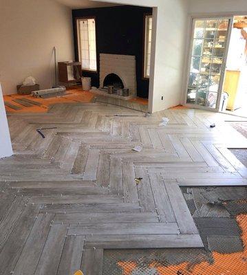 Herringbone pattern