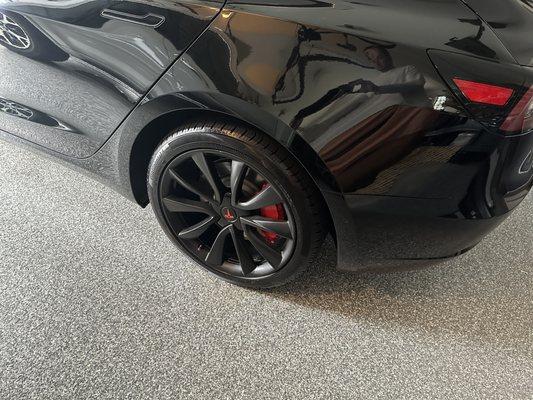 Plasti Wrap rims black and ceramic coat