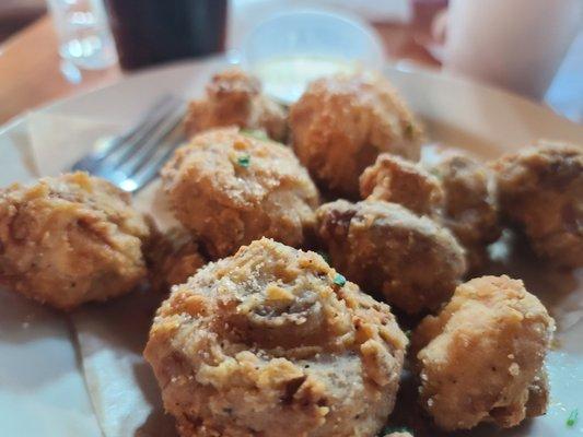 Fried mushrooms