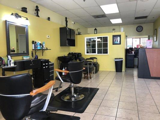 Cute salon that does color correction, balayage, extensions, facials and more