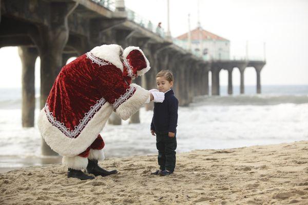 Santa in the Sand