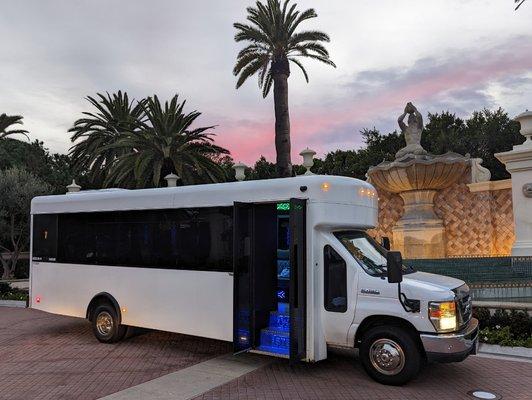 Party bus in Dana Point