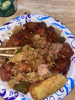 CO3. General Tso's Chicken 101. Egg Roll