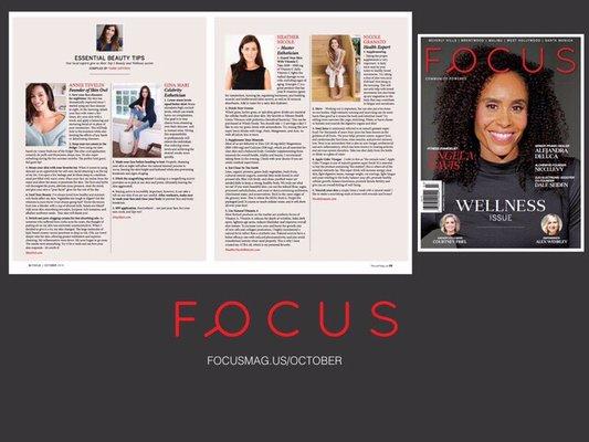 Get Octobers issuer of Focus magazine for some of my beauty tips!