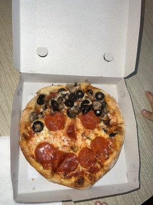 Mini Pizza "Smiley Face"