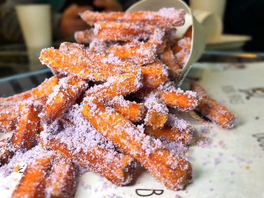 Taro Sweet Potato Fries PC: IG @sonofdimsum