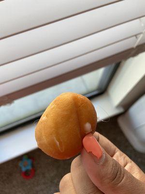 Munchkins Donut Hole Treats with hair