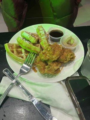 Chicken waffles