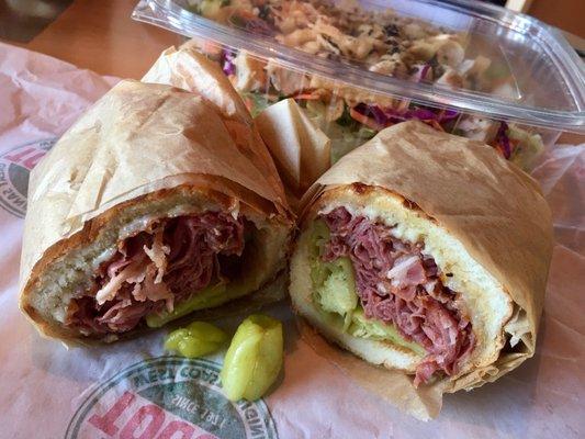 Pastrami and Asian Salad!