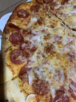 Pepperoni pizza