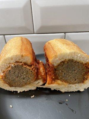 Meatball sandwich