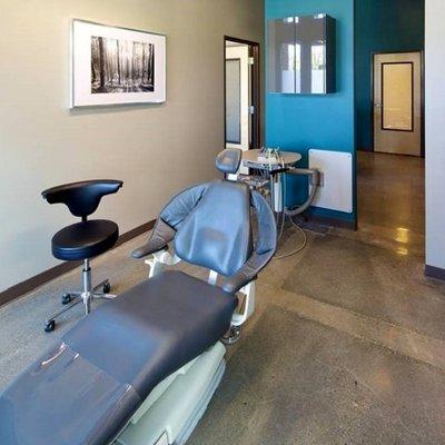 Dental chair at Timber Dental