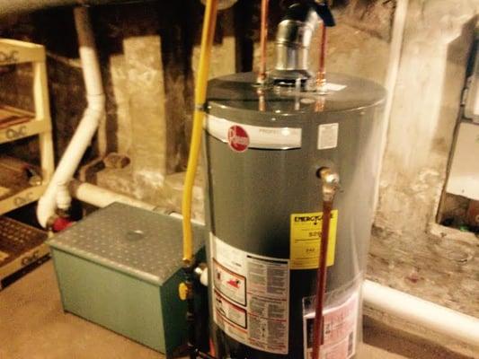 Deli Grease Trap and Water Heater Installation