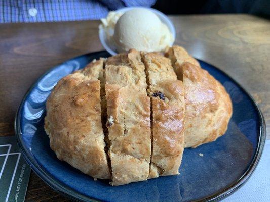 Soda bread and butter.