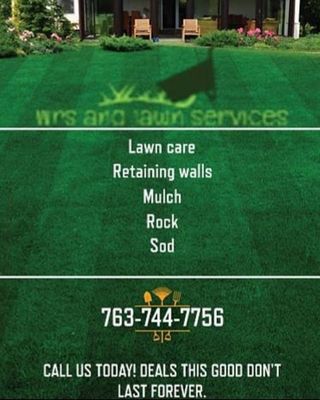 Lawn care starting at $25