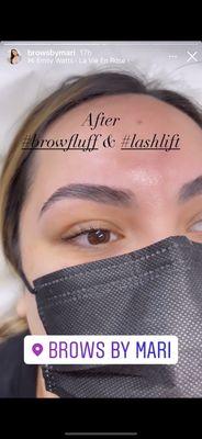 Brow fluff & lash lift