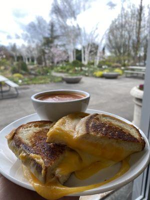 Grilled cheese and Tomato bisque