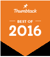 Awarded best of 2016 by Thumbtack